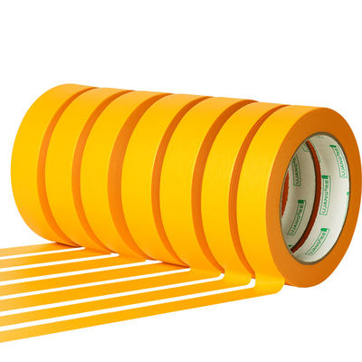 Κίτρινη ταινία χαρτιού Washi Performance Masking Tape Ζωγραφική Jumbo Roll