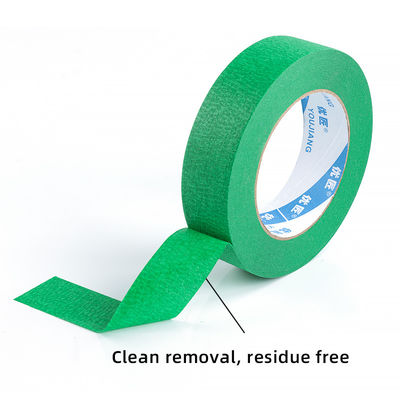 Προσαρμοσμένο μέγεθος Σκληρό κόλλημα τοίχο ψεκασμός ζωγραφιστής κάλυψη Crepe χαρτί ταινία