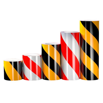 Ανερόστεγη υψηλής ορατότητας Κόκκινη και κίτρινη βιομηχανική ταινία σήμανσης