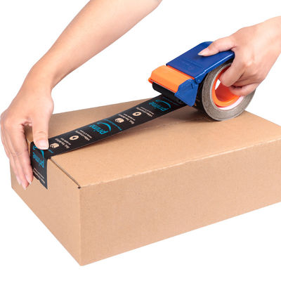 Προσαρμοσμένο λογότυπο Ταινία χαρτιού Kraft καφέ ενισχυμένη με ελαστικές ίνες Jumbo Roll